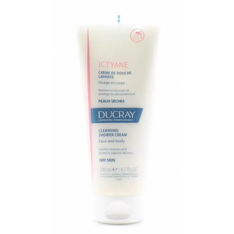 Ducray Ictyane Crème de Douche Lavante 200ml - Univers Pharmacie