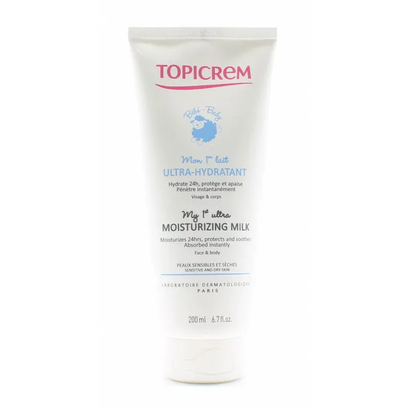 Topicrem Bébé Mon 1er Lait Ultra-hydratant 200ml - Univers Pharmacie