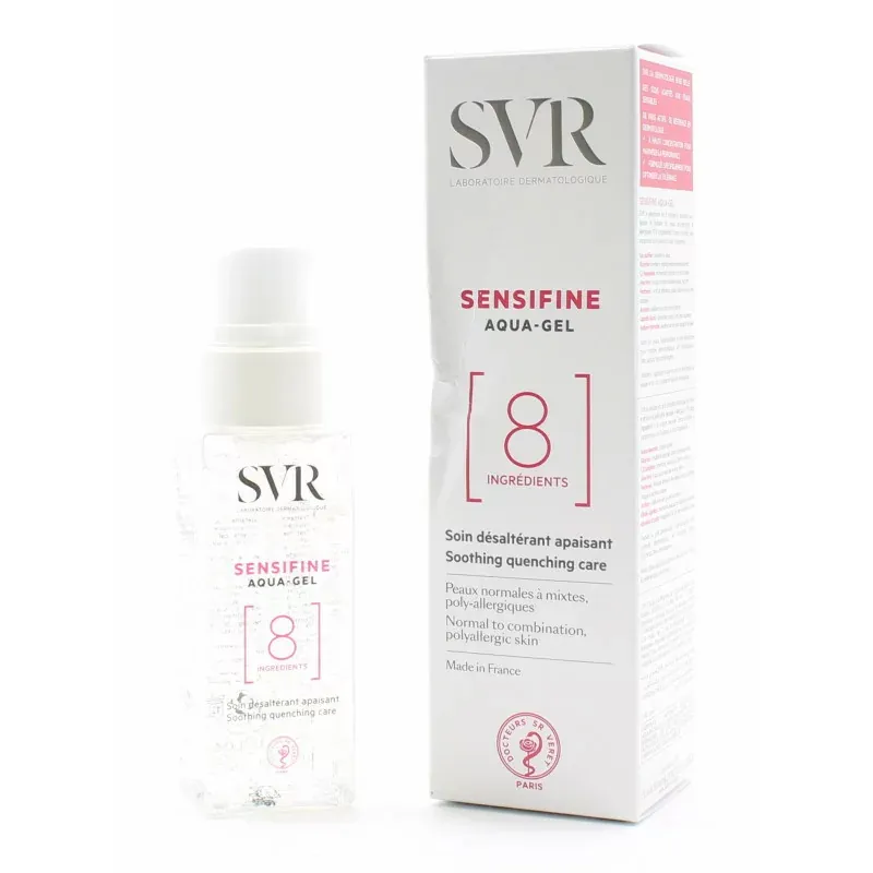 SVR Sensifine Aqua-Gel Soin Désaltérant Apaisant 40ml - Univers Pharmacie