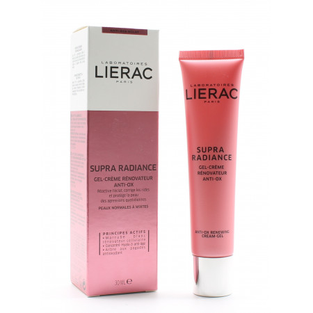 Lierac Supra Radiance Gel-crème Rénovateur 30ml - Univers Pharmacie