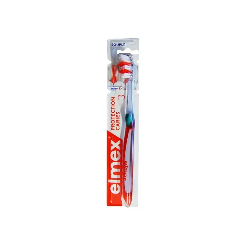 Elmex Brosse à Dents Souple InterX Anti-caries - Univers Pharmacie