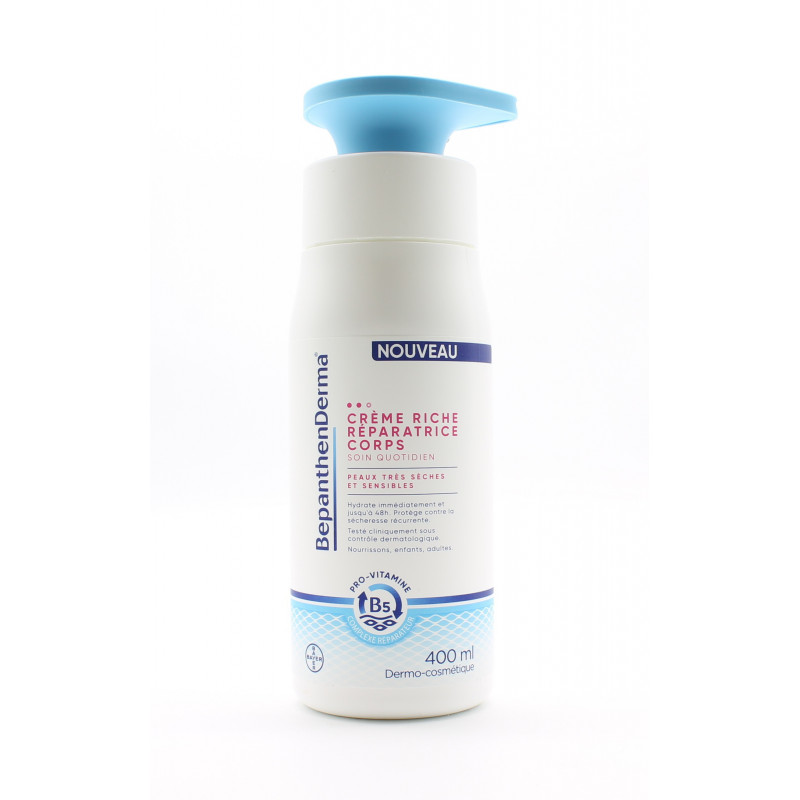 BepanthenDerma Crème Riche Réparatrice Corps 400ml - Univers Pharmacie BepanthenDerma Crème Riche Réparatrice Corps 400ml - Univers Pharmacie