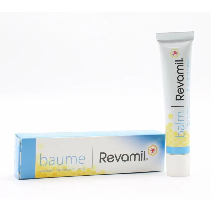 Revamil Baume Cicatrisant au Miel 25% 15g - Univers Pharmacie