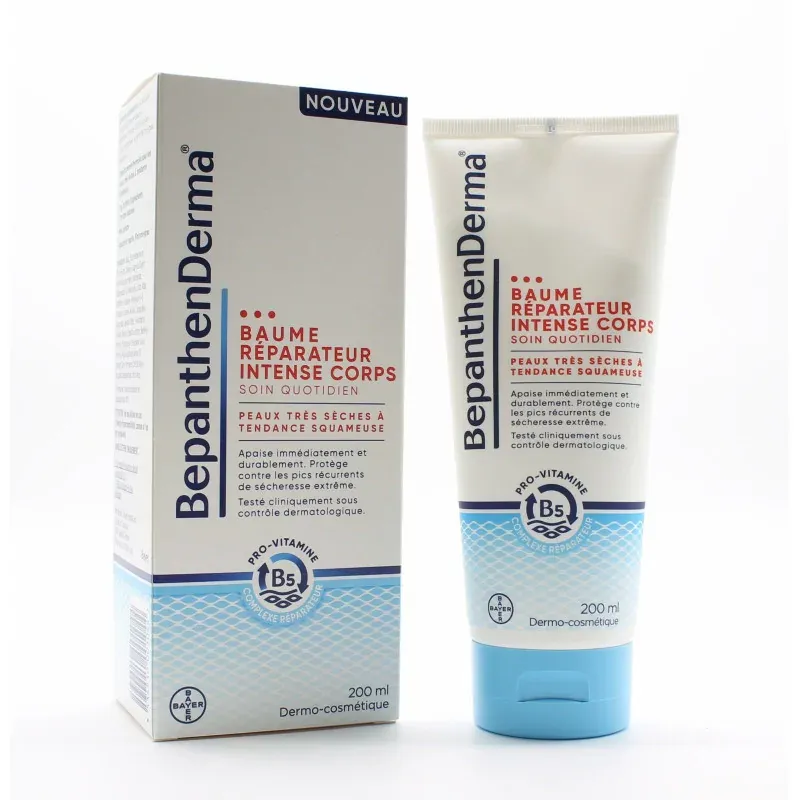 BepanthenDerma Baume Réparateur Intense Corps 200ml - Univers Pharmacie