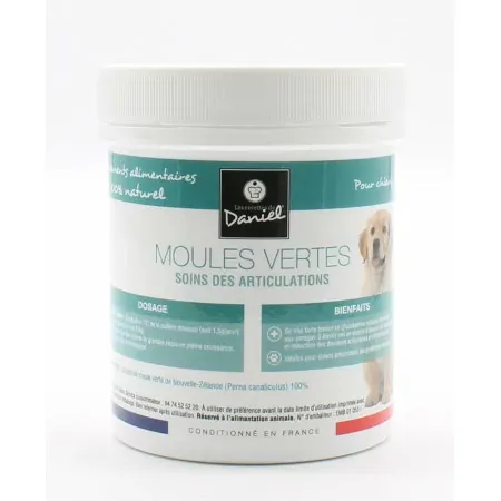 Les Recettes de Daniel Soins des Articulations pour Chiens Moules Vertes 400g - Univers Pharmacie