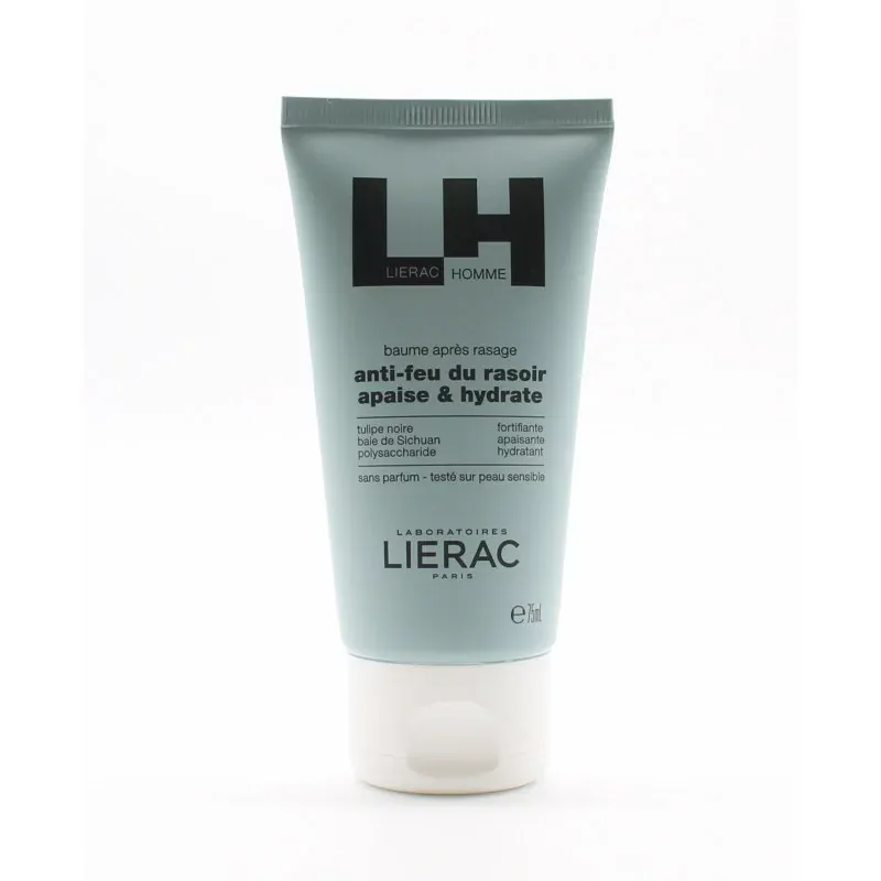 Lierac Homme Baume Après Rasage Anti-feu du Rasoir 75ml - Univers Pharmacie