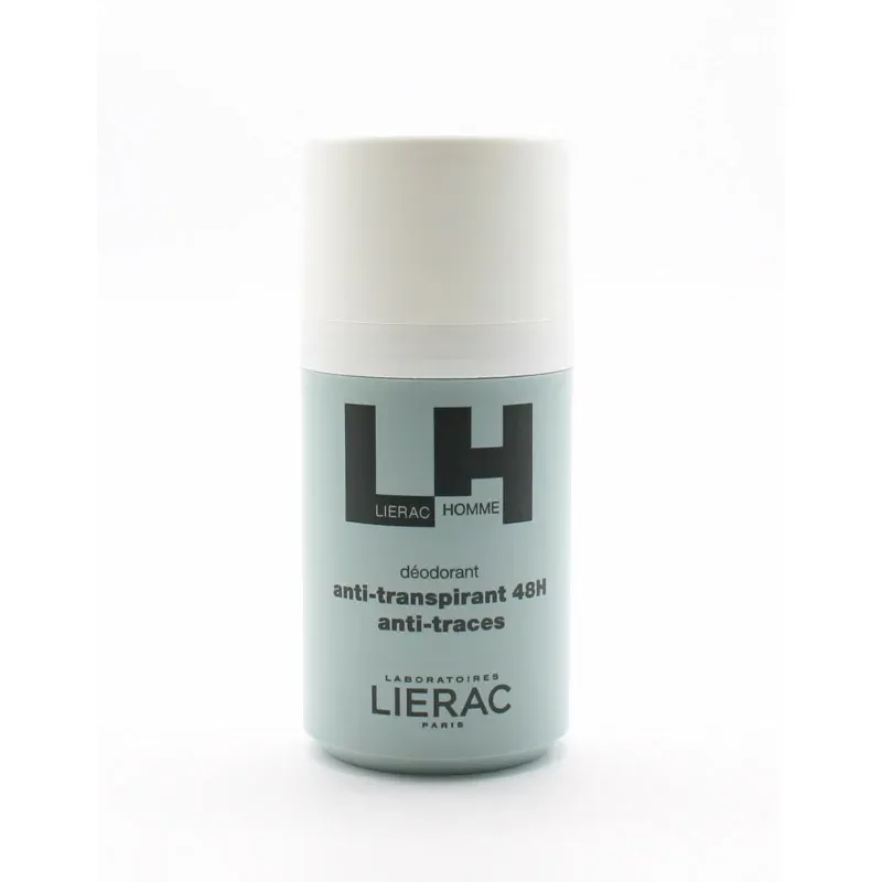 Lierac Homme Déodorant Anti-transpirant 48h Anti-traces 50ml