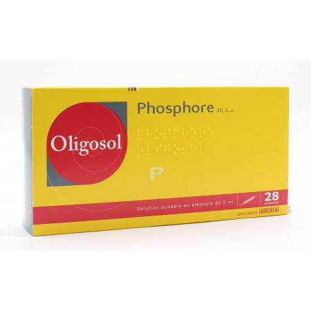 Oligosol Phosphore Ampoules X28 - Univers Pharmacie