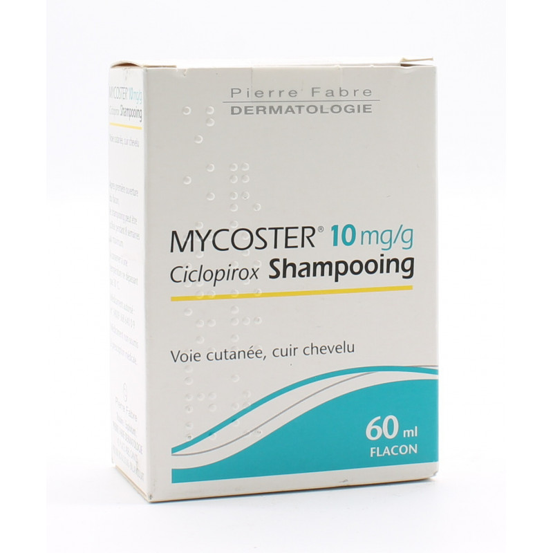 Mycoster 10mg/g Ciclopirox Shampooing 60ml - Univers Pharmacie