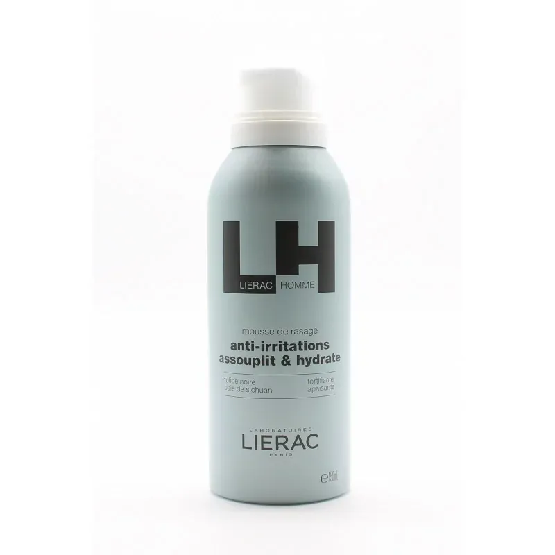 Lierac Homme Mousse de Rasage Anti-irritations 150ml - Univers Pharmacie
