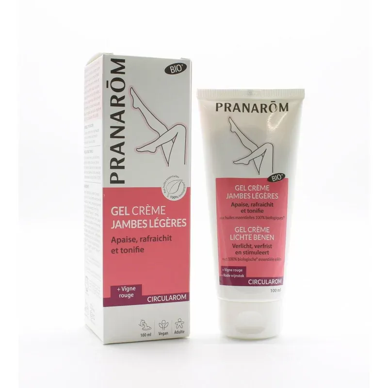 Pranarôm Circularom Gel Crème Jambes Légères 100ml - Univers Pharmacie