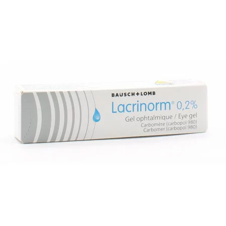 Lacrinorm 0,2% Gel Ophtalmique 10g - Univers Pharmacie