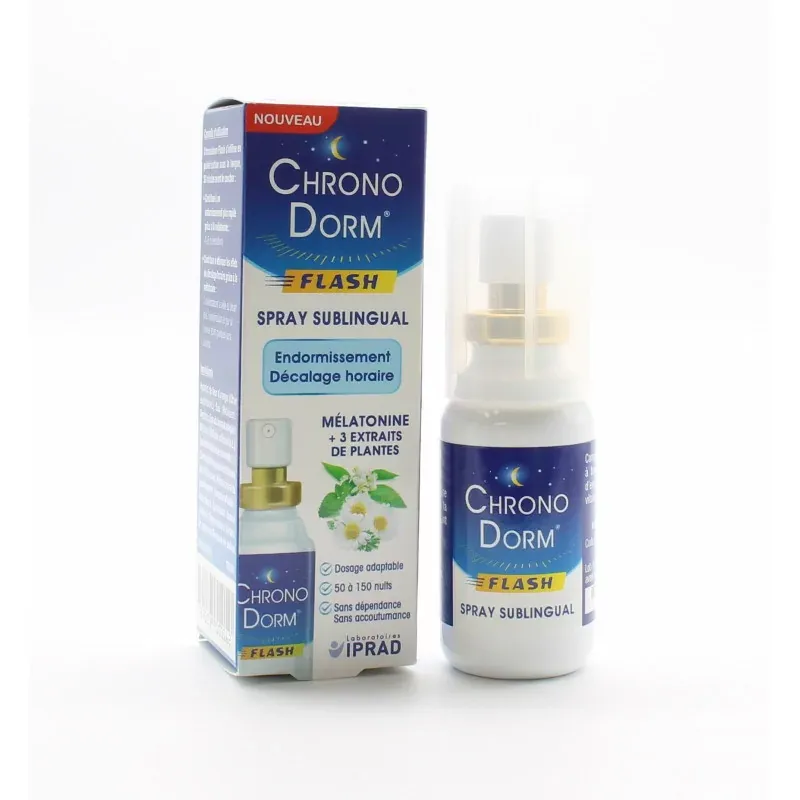 ChronoDorm Flash Spray Sublingual 30ml - Univers Pharmacie