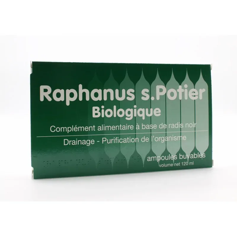 Raphanus s. Potier Biologique 12 ampoules