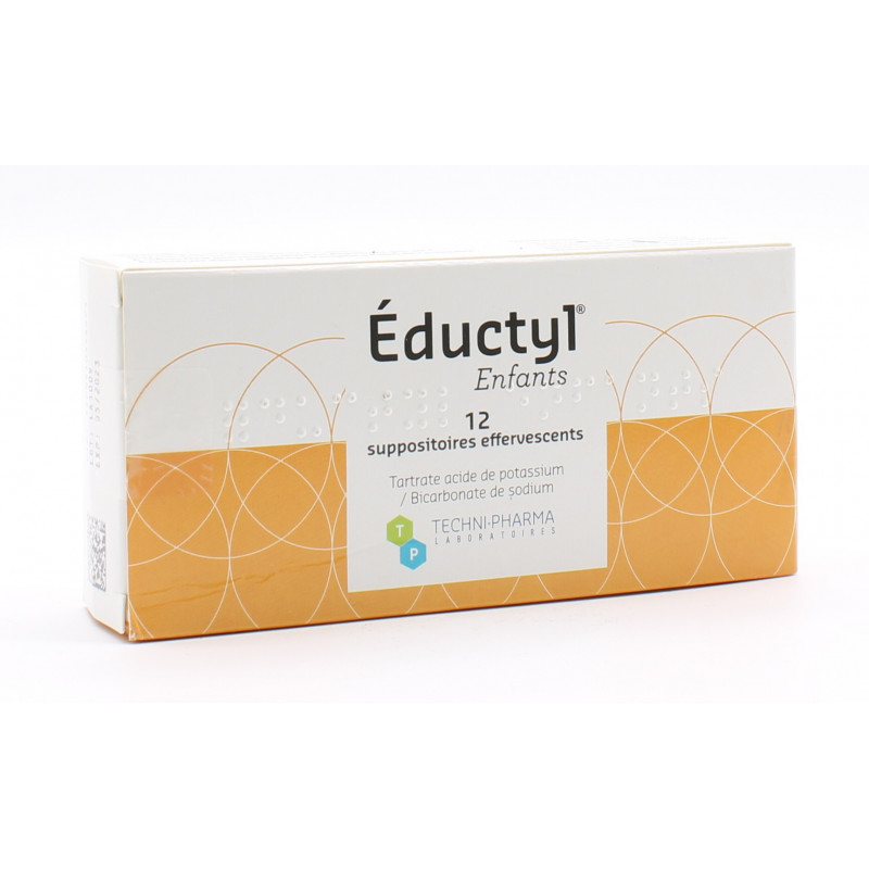 Éductyl Enfants 12 suppositoires effervescents - Univers Pharmacie Éductyl Enfants 12 suppositoires effervescents - Univers Pharmacie