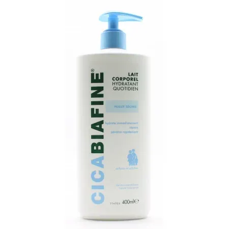 Cicabiafine Lait Corporel Hydratant 400ml - Univers Pharmacie
