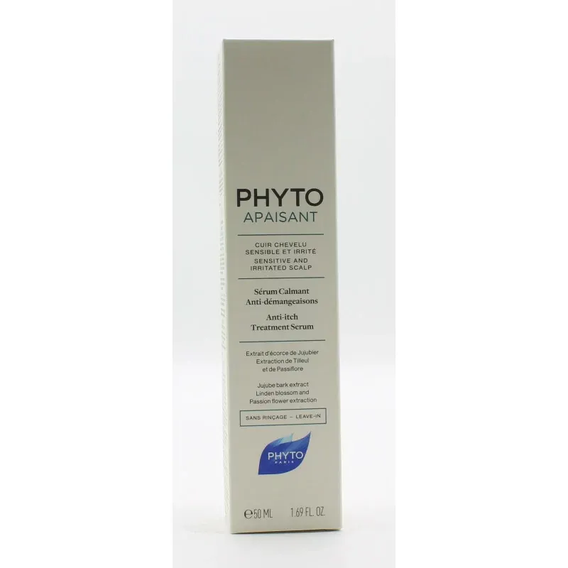Phyto Apaisant Sérum Calmant Anti-démangeaisons 50ml - Univers Pharmacie