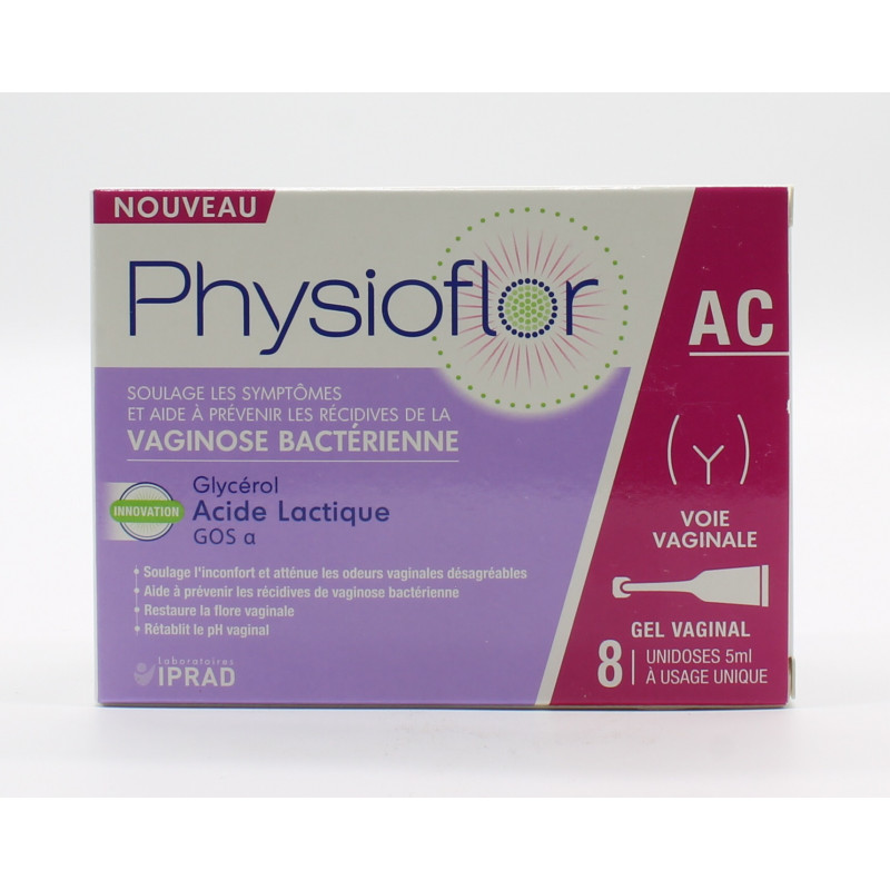 Physioflor AC Gel Vaginal 8X5ml - Univers Pharmacie