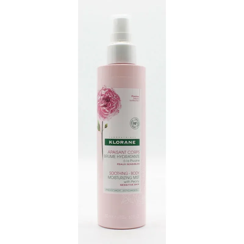 Klorane Brume Hydratante à la Pivoine 200ml - Univers Pharmacie