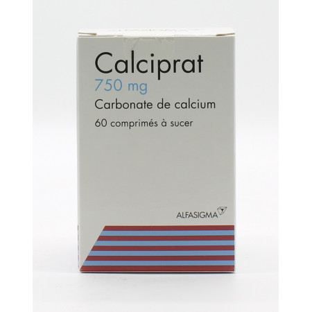 Calciprat 750mg 60 comprimés - Univers Pharmacie