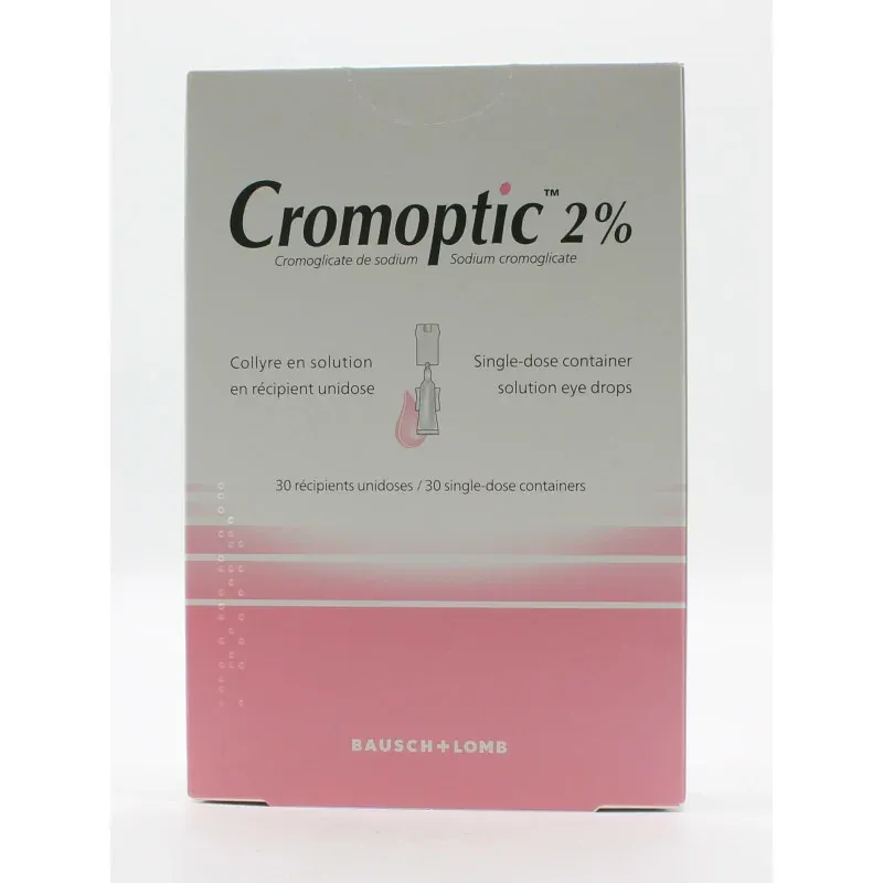 Cromoptic 2% 30 récipients unidoses - Univers Pharmacie