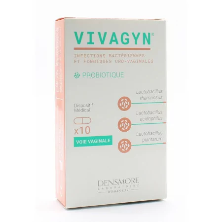 Vivagyn Probiotique Voie Vaginale 10 gélules - Univers Pharmacie
