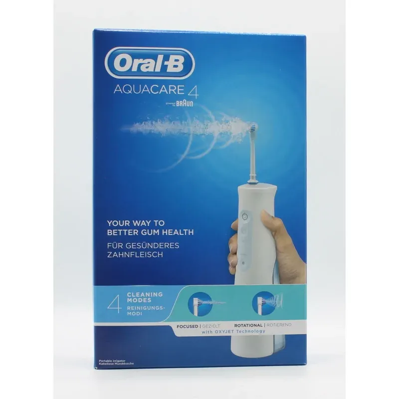 Oral-B Aquacare 4 Hydropulseur Portable Avec Technologie Oxyjet - Univers Pharmacie