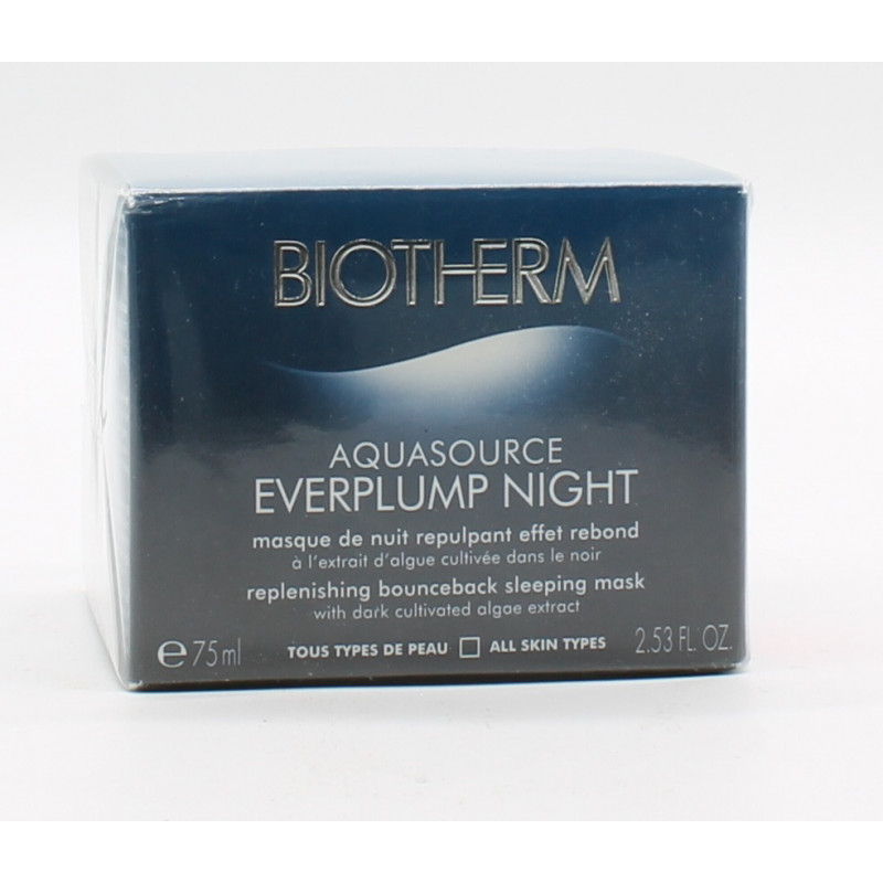 Biotherm Aquasource Everplum Night 75ml - Univers Pharmacie Biotherm Aquasource Everplum Night 75ml - Univers Pharmacie