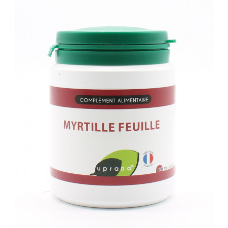 Uprana Myrtille Feuille 150 maxi gélules - Univers Pharmacie
