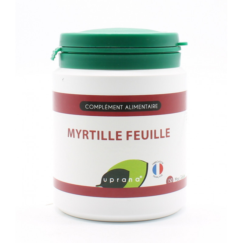 Uprana Myrtille Feuille 150 maxi gélules - Univers Pharmacie Uprana Myrtille Feuille 150 maxi gélules - Univers Pharmacie