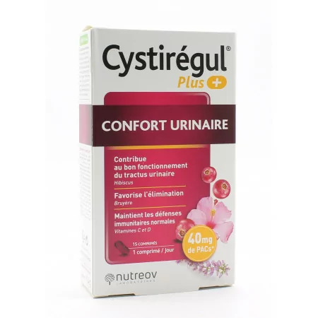 Cystirégul Plus Confort Urinaire 15 comprimés - Univers Pharmacie