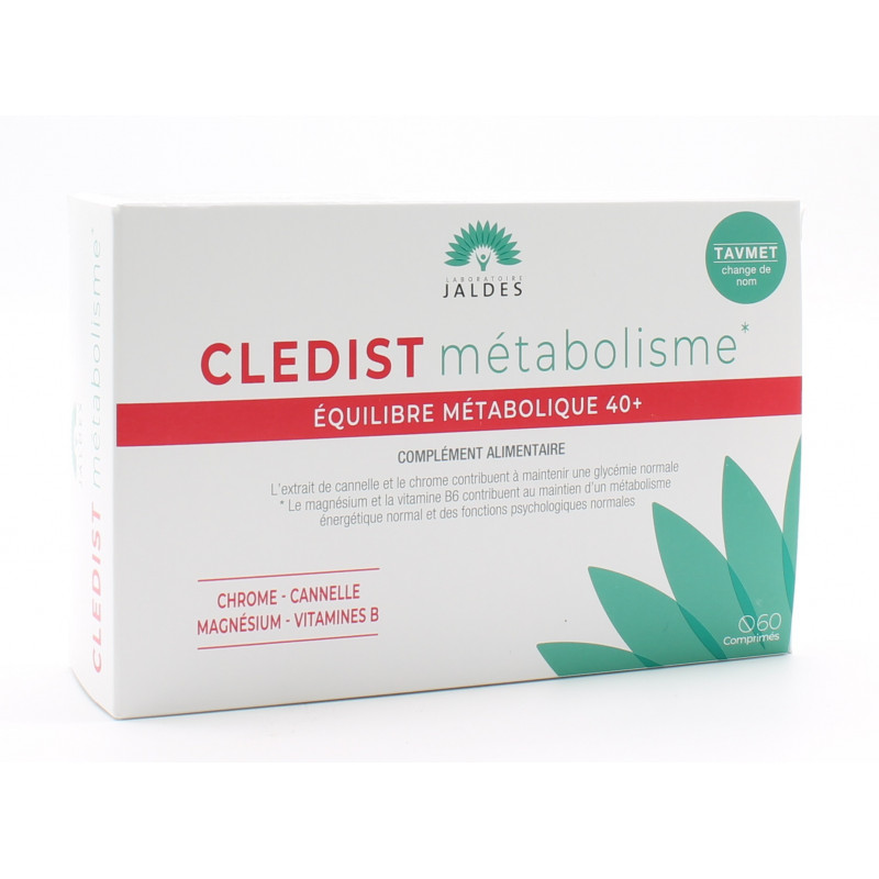 Cledist Métabolisme Équilibre Métabolique 40+ 60 comprimés - Univers Pharmacie