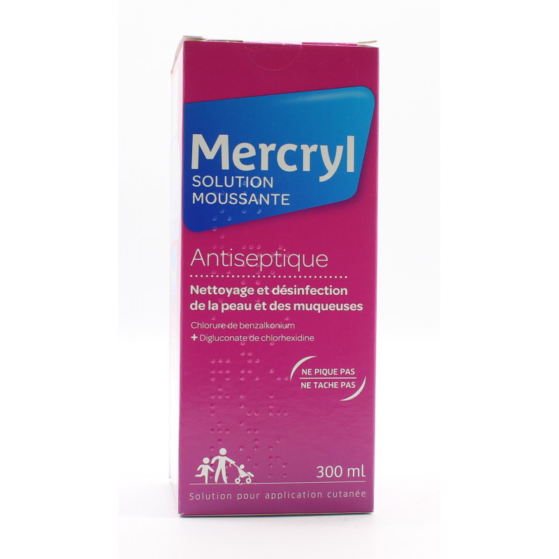 Mercryl Solution Moussante Antiseptique 300ml