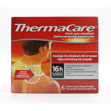 Thermacare Patch Auto-chauffant Nuque 16h X6 - Univers Pharmacie