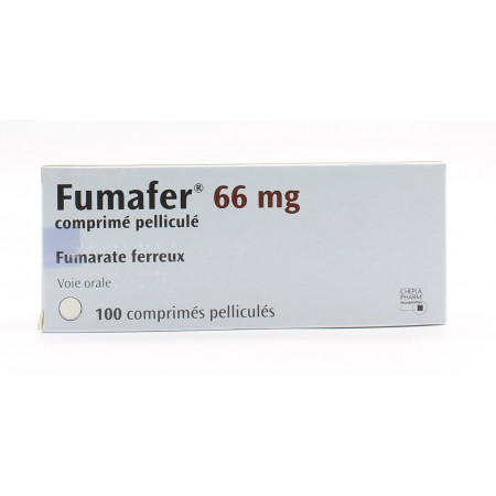 Fumafer 66mg 100 comprimés - Univers Pharmacie