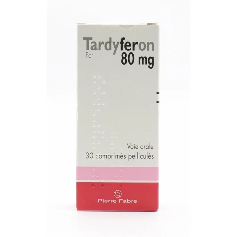 Tardyferon 80mg 30 comprimés - Univers Pharmacie Tardyferon 80mg 30 comprimés - Univers Pharmacie