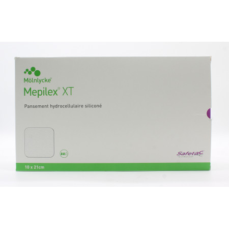 Mölnlycke Mepilex XT 10X21cm 16 pansements - Univers Pharmacie