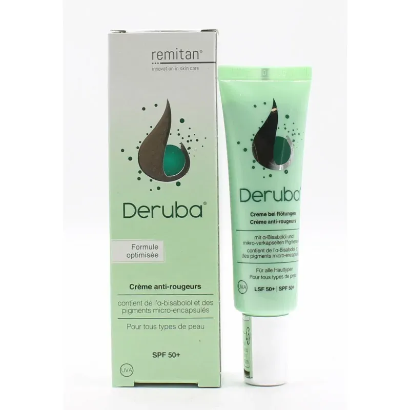 Deruba Crème Anti-Rougeurs SPF50+ 30ml - Univers Pharmacie