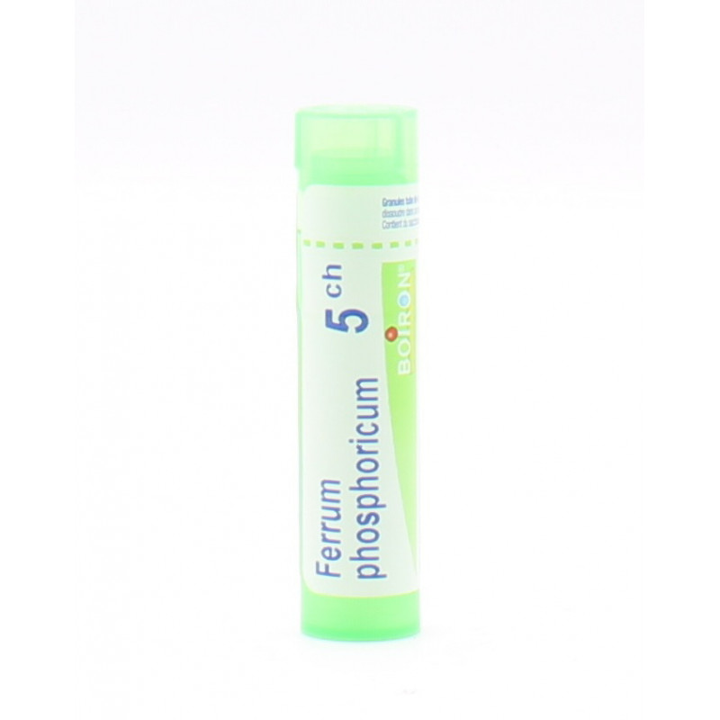 Boiron Ferrum Phosphoricum 5ch tube granules - Univers Pharmacie Boiron Ferrum Phosphoricum 5ch tube granules - Univers Pharmacie