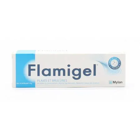 Flamigel Gel Cicatrisant Plaies et Brûlures 50g - Univers Pharmacie