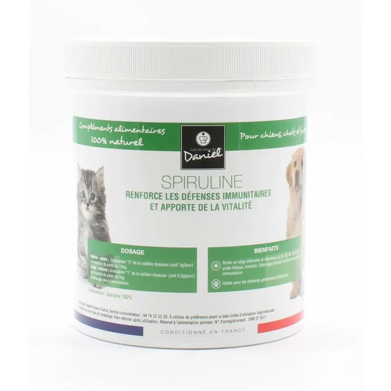 Les Recettes de Daniel Spiruline 200ml -Univers Pharmacie