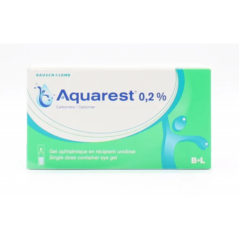Aquarest 0,2% 60X0,6g - Univers Pharmacie