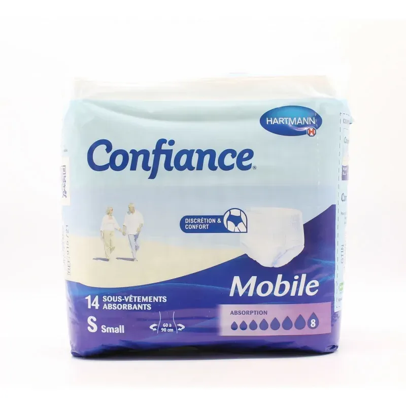 Hartmann Sous-vêtements Confiance Mobile 8 Gouttes Taille S X14 - Univers Pharmacie