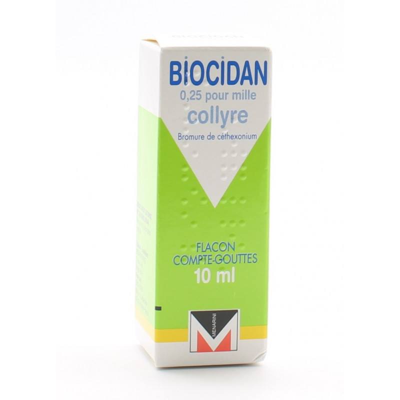 Biocidan 0,25 pour mille 10ml - Univers Pharmacie