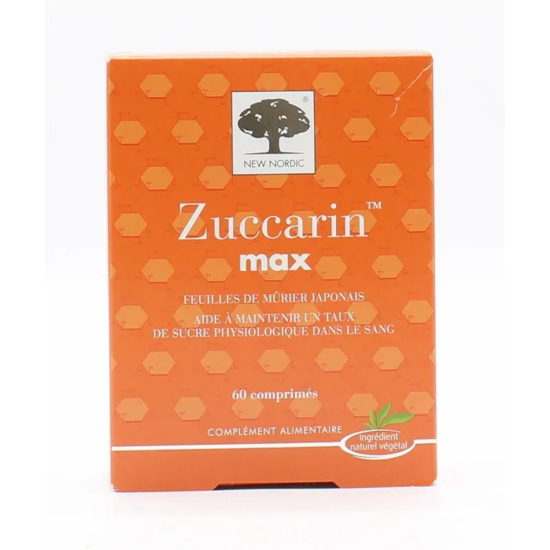 New Nordic Zuccarin Murier 60 comprimés - Univers Pharmacie