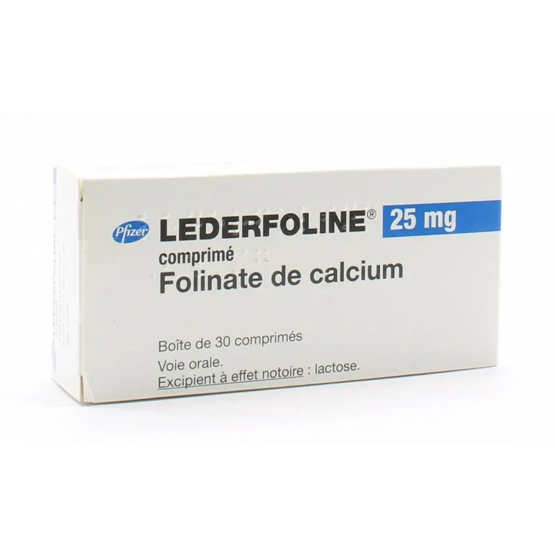 Lederfoline 25mg 30 comprimés - Univers Pharmacie