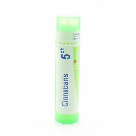 Boiron Cinnabaris 5ch tube granules - Univers Pharmacie