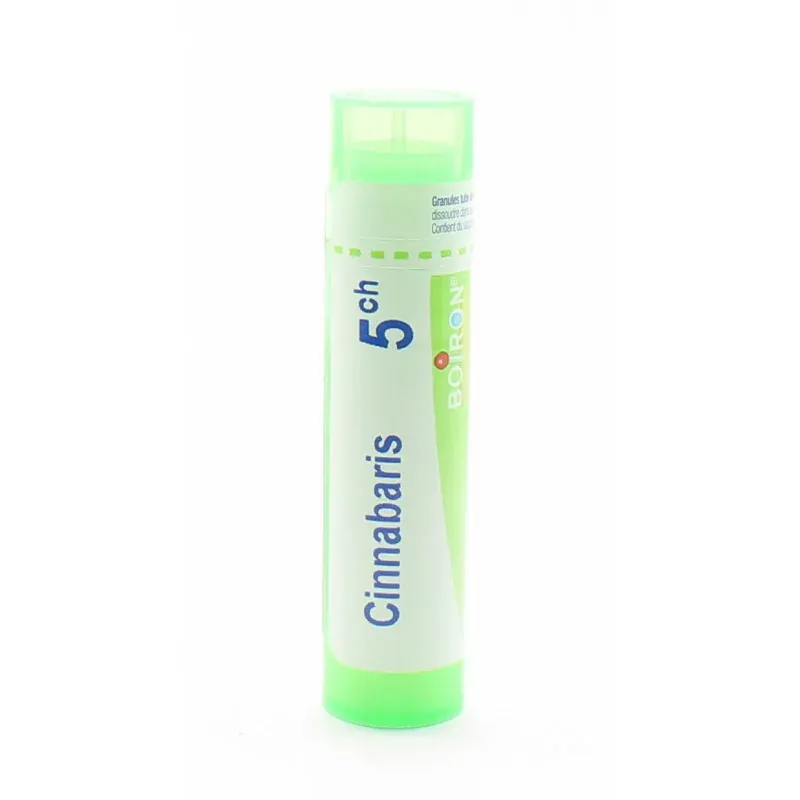 Boiron Cinnabaris 5ch tube granules - Univers Pharmacie