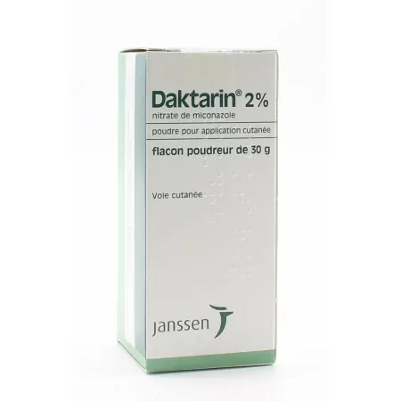 Daktarin 2% Poudre 30g - Univers Pharmacie