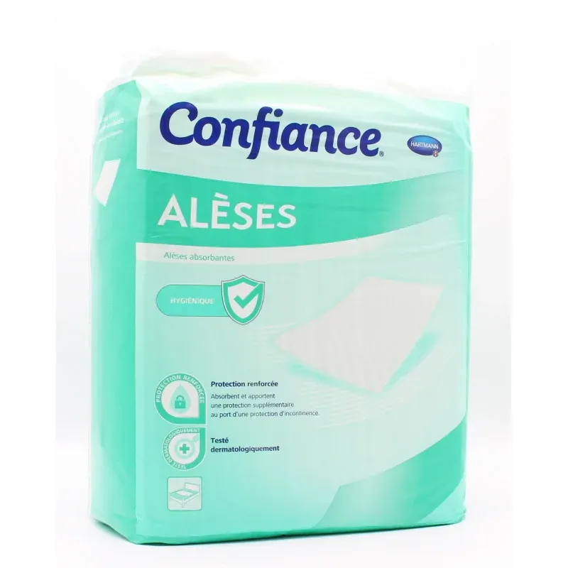 Confiance Alèses 6 gouttes 60X60cm X30 - Univers Pharmacie